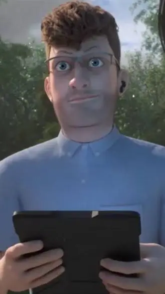 ai character: kash~ background