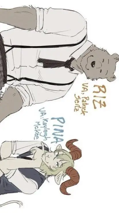 ai character: riz and pina background