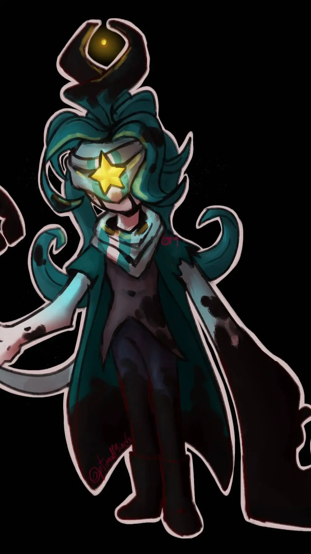 ai character: Star-time t-sprout background