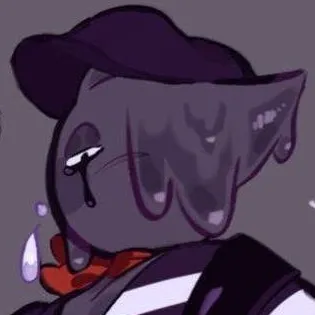 chat with ai character: Blot the ink mime