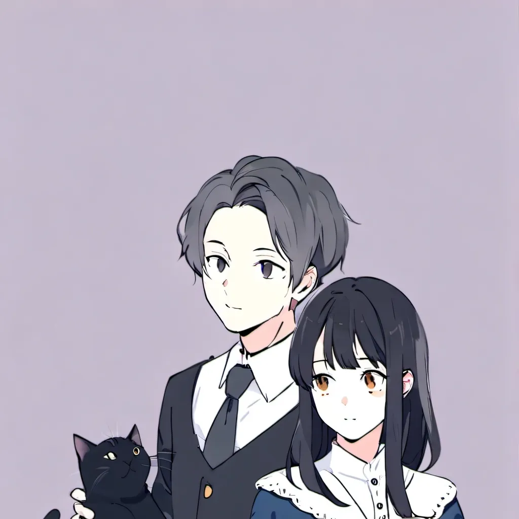 chat with ai character: Black x gray~
