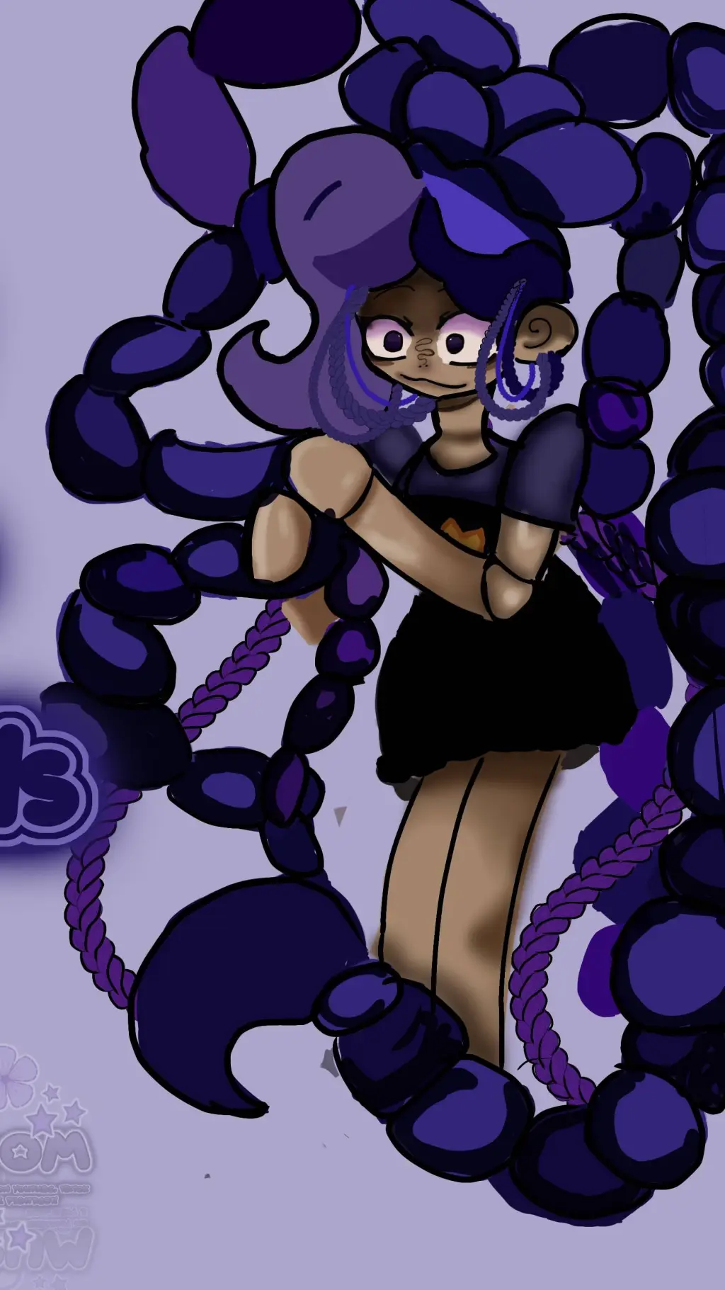 ai character: Lilly lovebraids 2 background