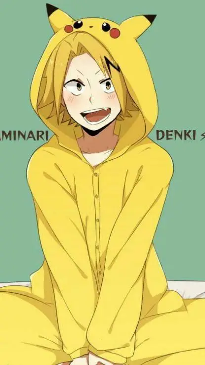 ai character: ⚡denki kaminari ⚡ background
