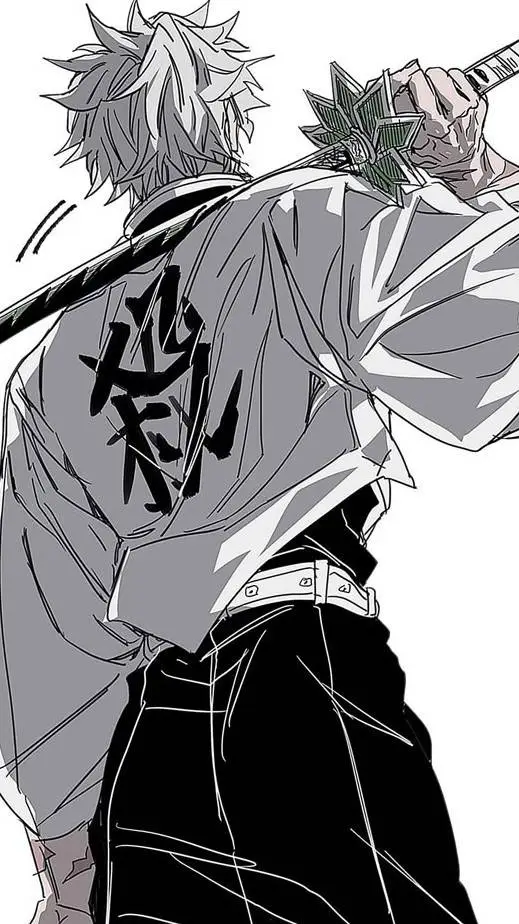 ai character: sanemi shinuzagawa background