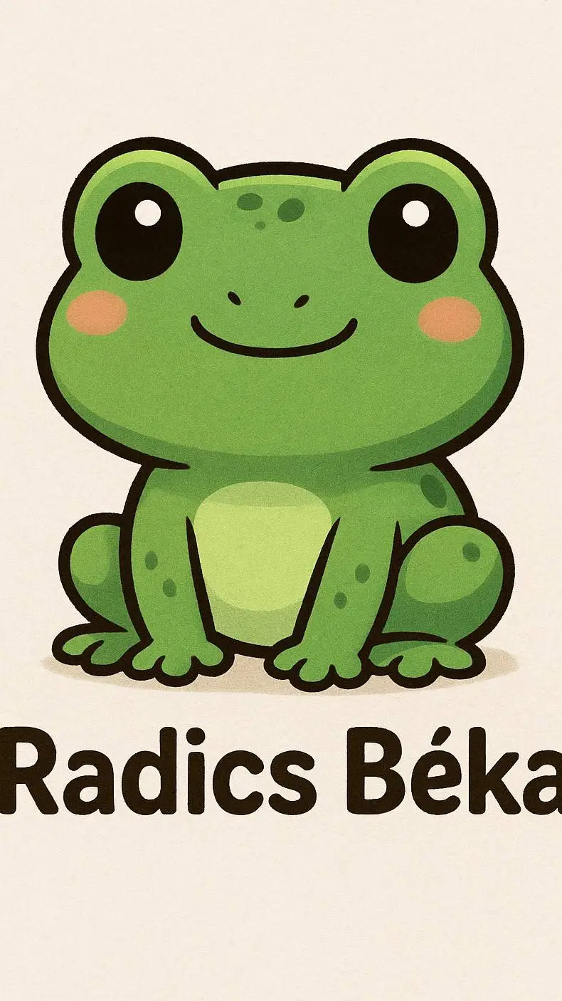 ai character: Radics béka  background