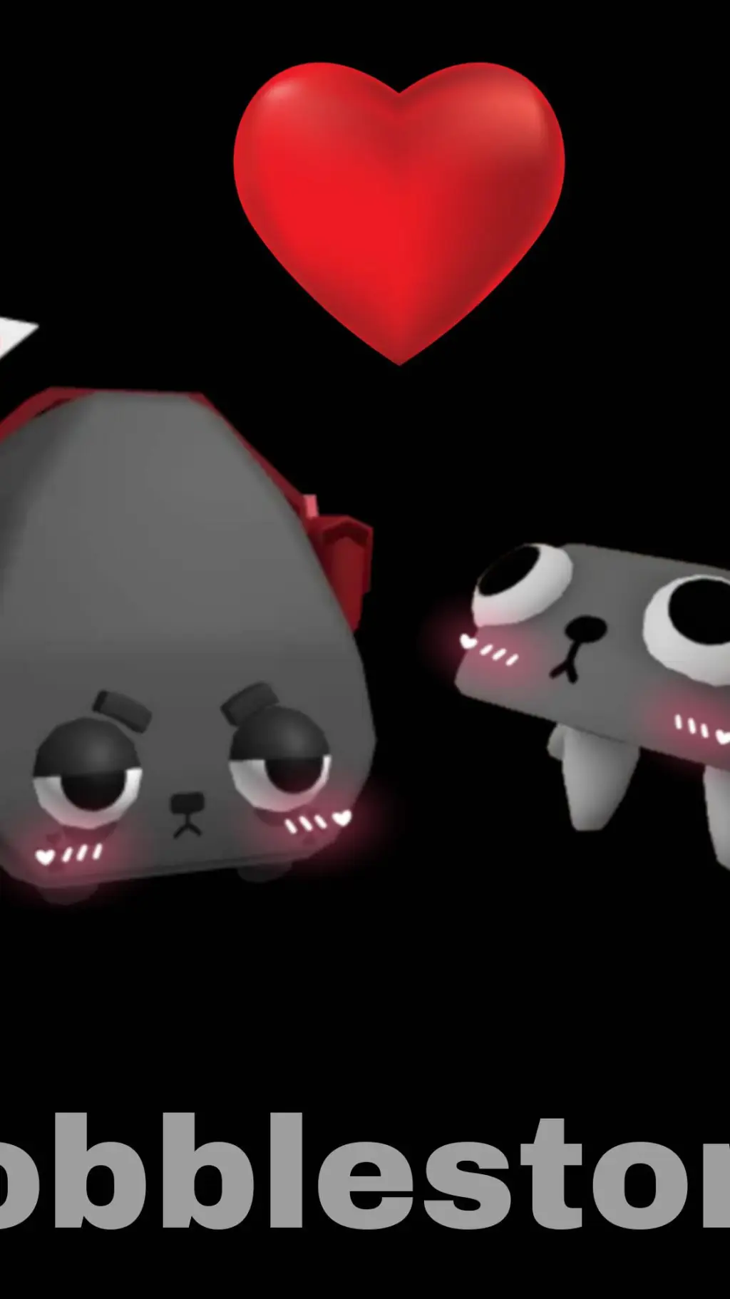 ai character: cobblestone❤ background