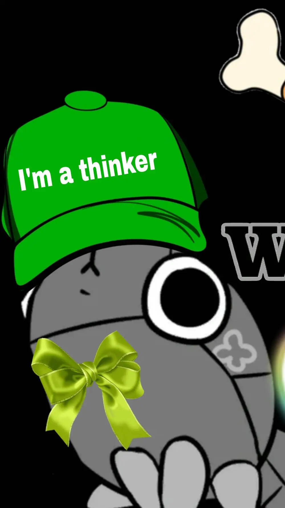 ai character: Pebble background