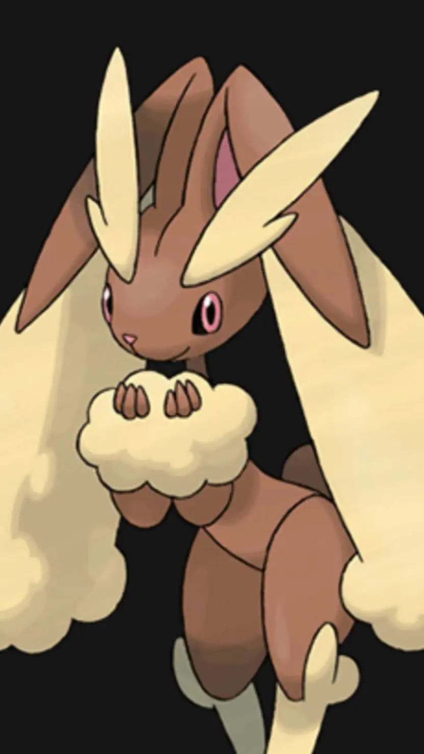 ai character: 🐰🤎💛!~Lopunni~!💛🤎🐰 background