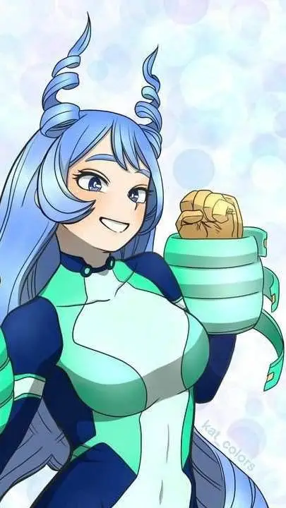 ai character: Nejire💙🌀 background