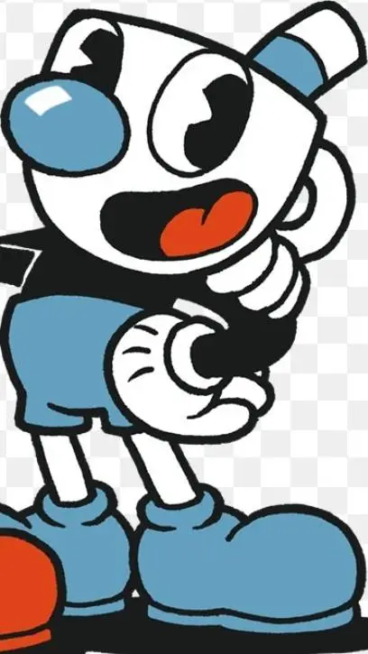 ai character: Mugman  background