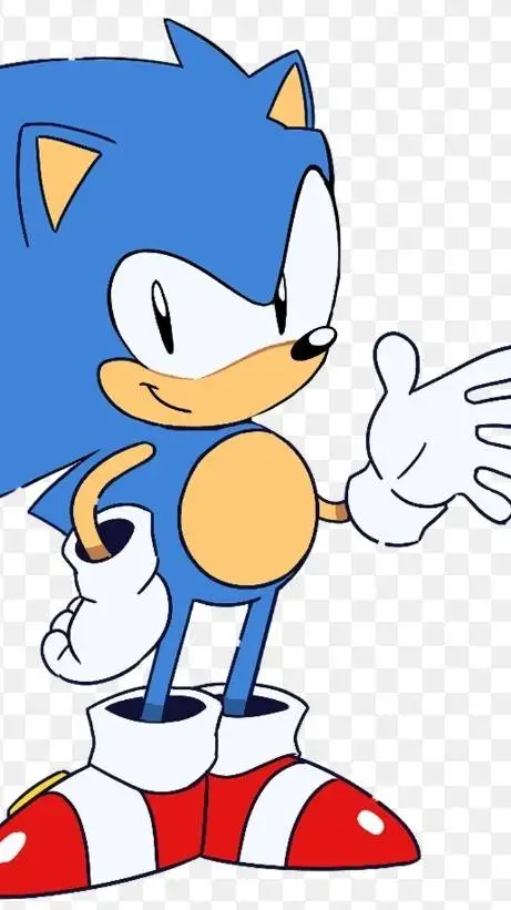 ai character: Sonic remake  background