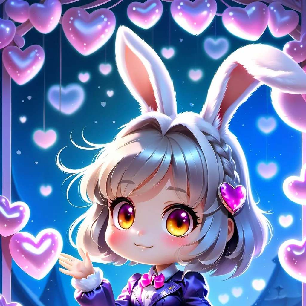 chat with ai character: Bunny Lady Glitte
