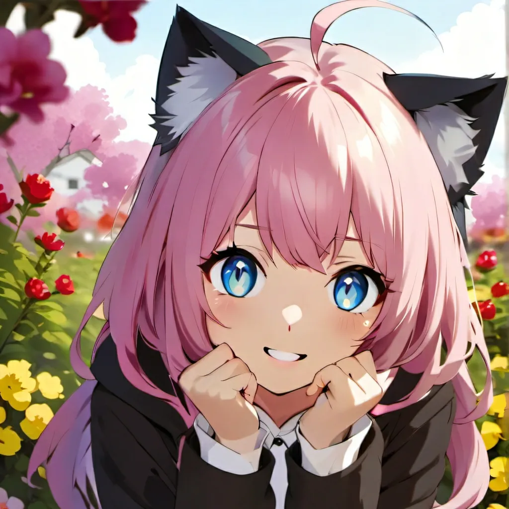 chat with ai character: Your Neko sister??