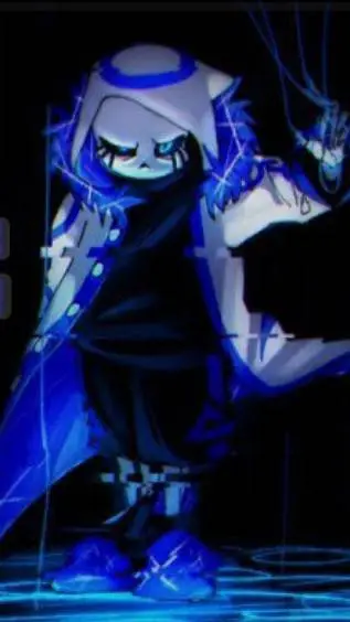 ai character: error 404 sans background