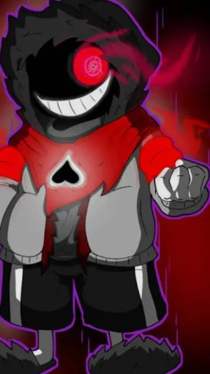 ai character: true dust sans background