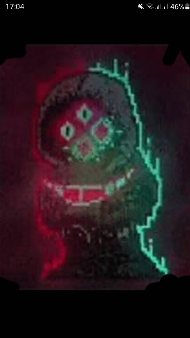 ai character: dustdustdust sans background