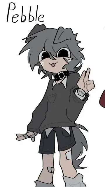 ai character: Pebble as HUMAN!?  background