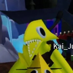 chat with ai character: Rainbow friends! 