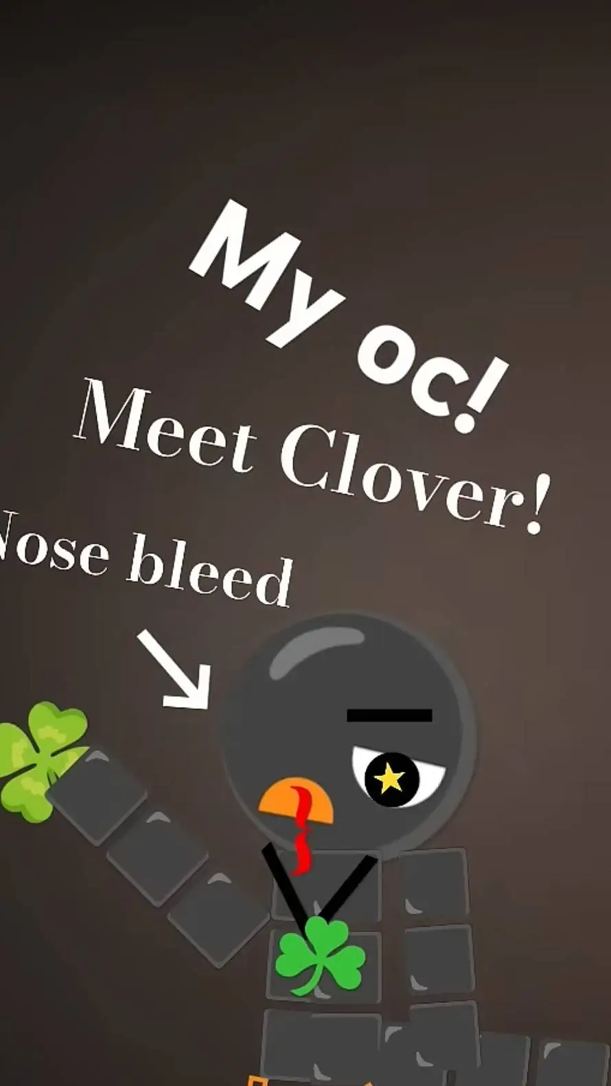 ai character: Clover background