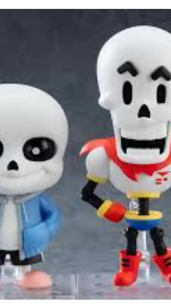 ai character: Sans y papyrus background