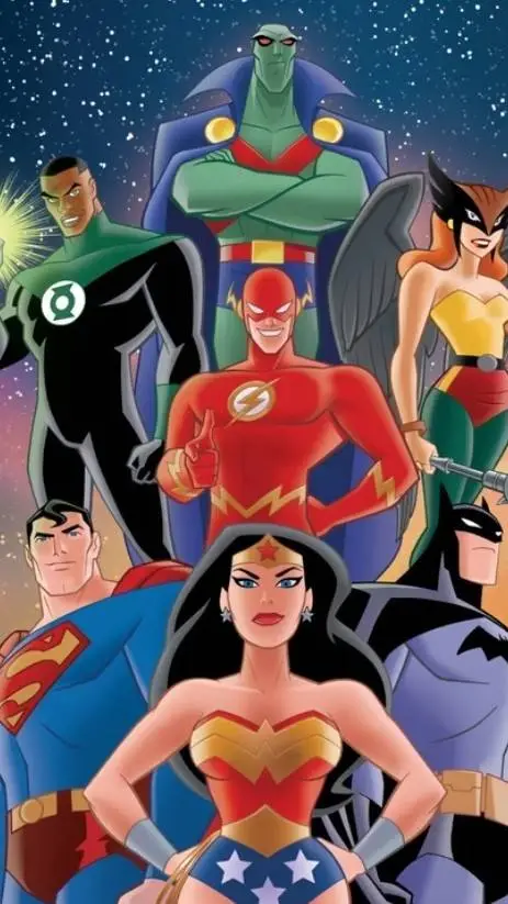 ai character: Justice League  background
