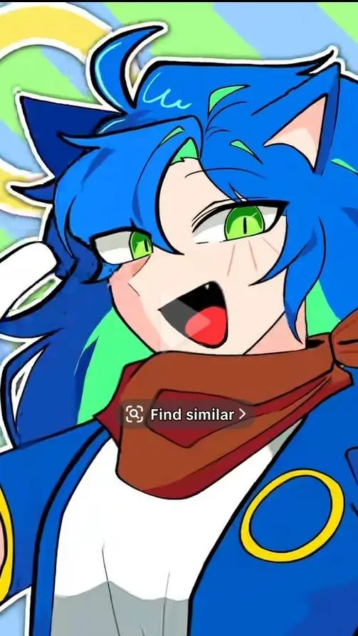 ai character: human Sonic background