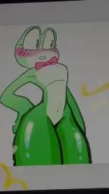 ai character: ribbit background