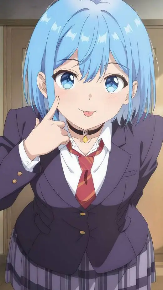 ai character: Himari 💙 background