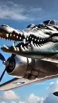 ai character: bombardino crocodi background