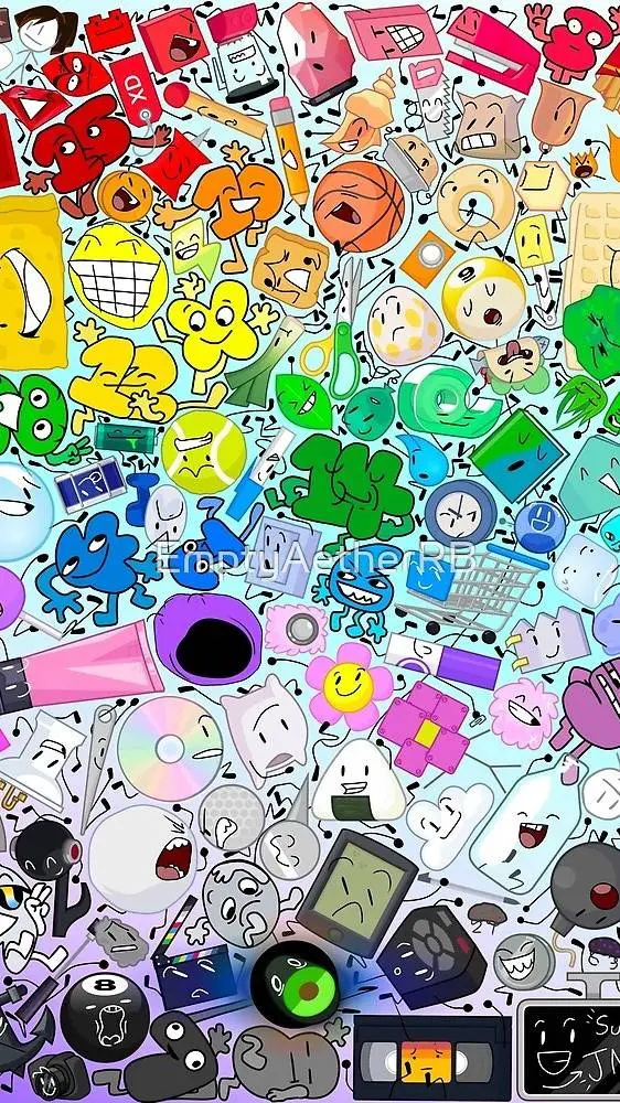 ai character: bfdi background