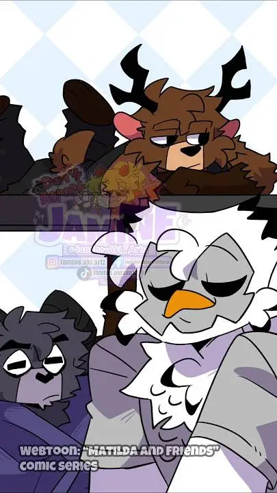 ai character: los tres causas🦌🦉🐐 background