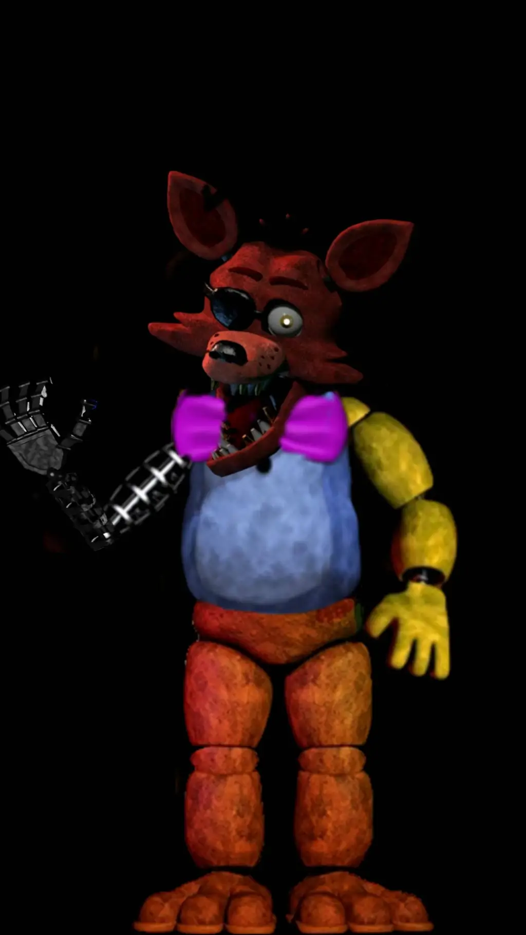 ai character: flaclir 🐻🦊🐰🐔 background