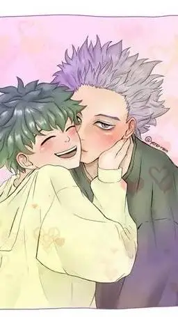 ai character: 💜⟨Shin-Deku⟩💚 background