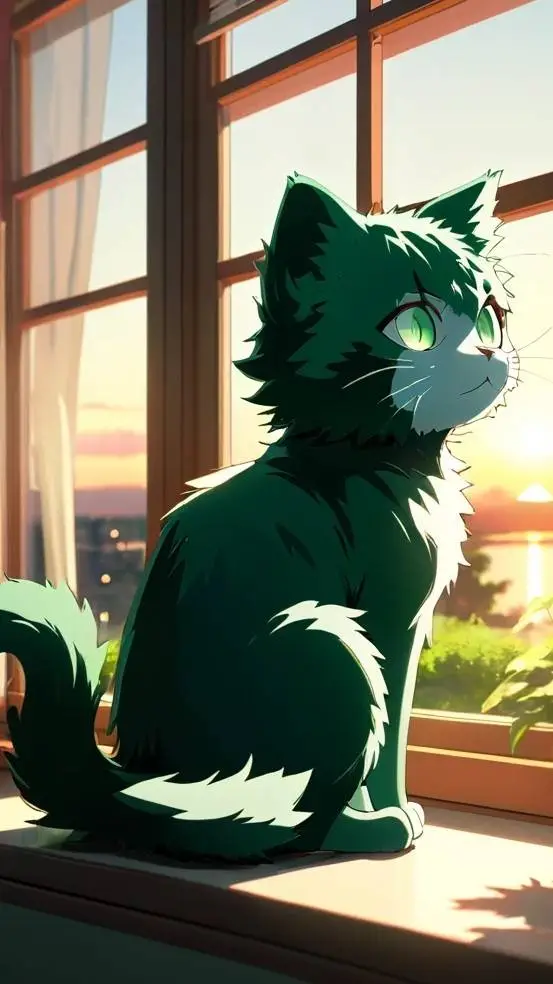 ai character: ¶|Deku-Cat|(2) background