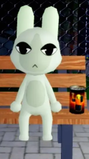 ai character: lobby bunny background