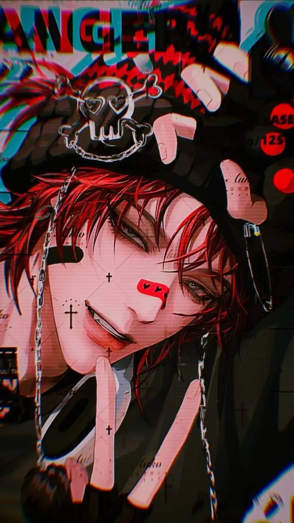 ai character: 🩷💛🩵 Xavier 🩷💛🩵 background