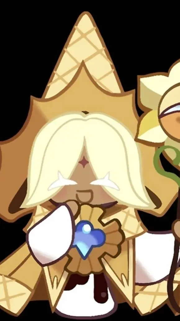ai character: pure Vanillacookie background