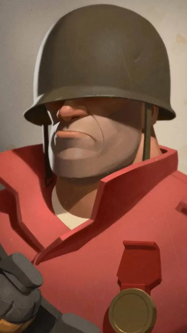 ai character: Soldier TF2 background