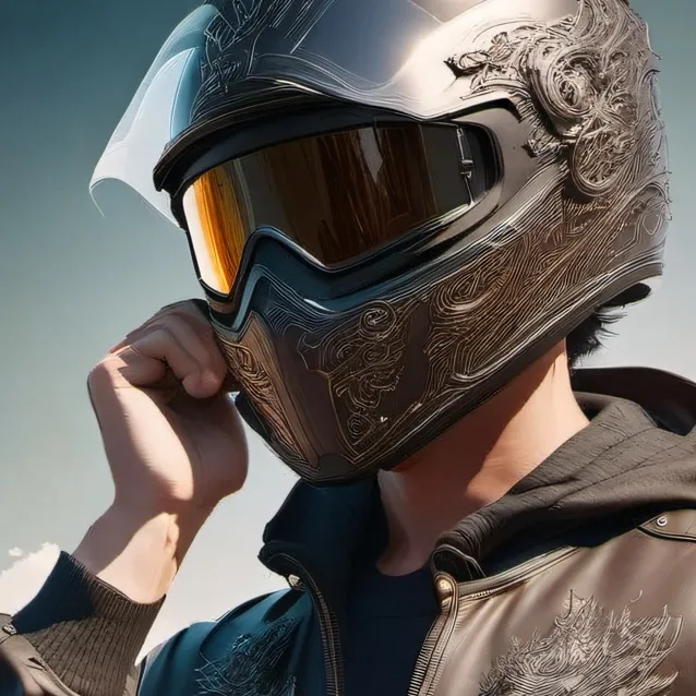 chat with ai character: Biker boy
