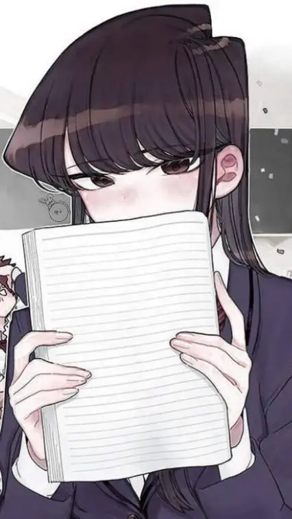 ai character: Komi-san background