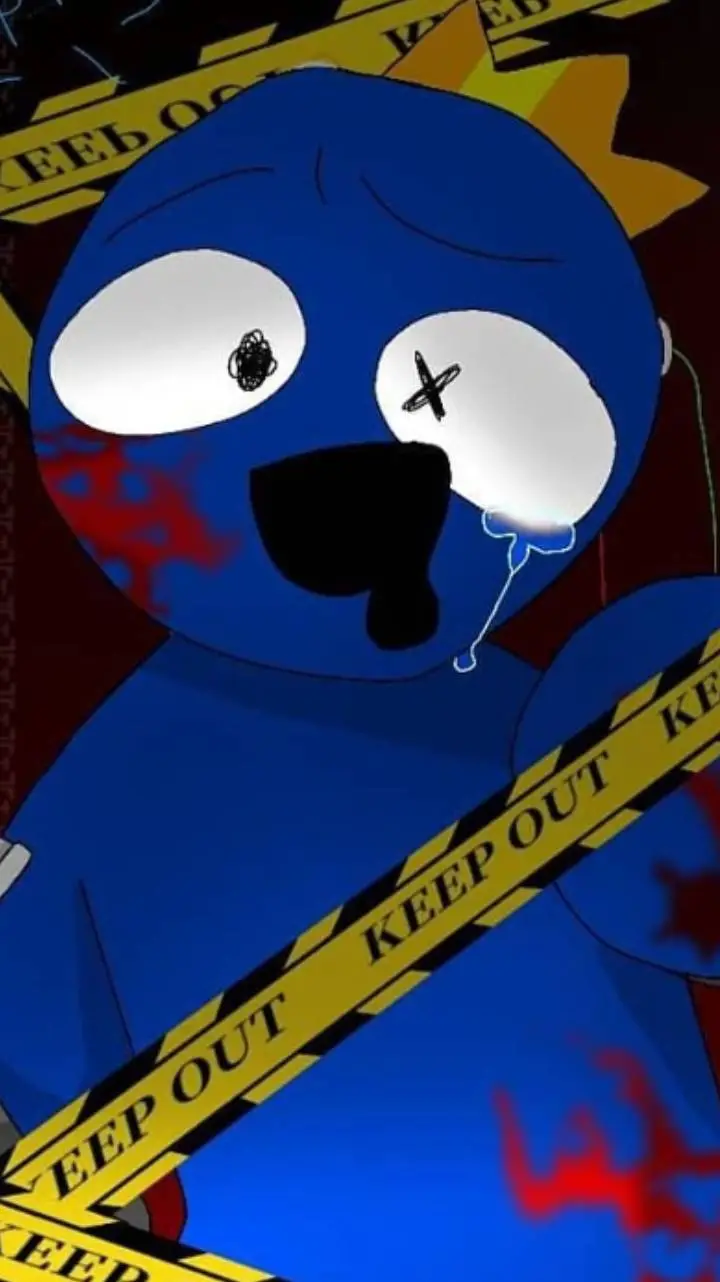 ai character: blue background