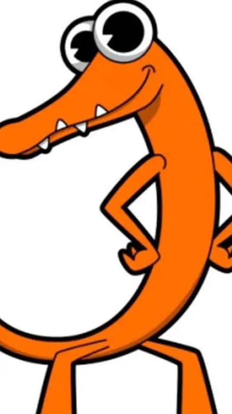 ai character: Orange  background