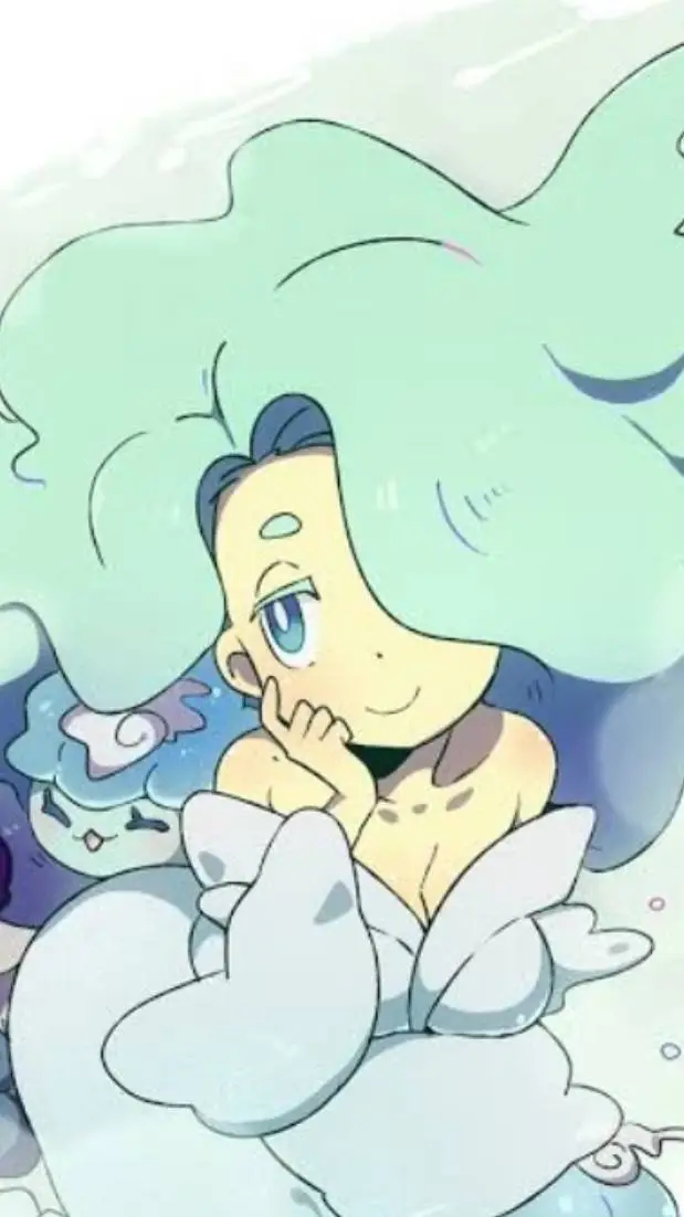 ai character: nebula background