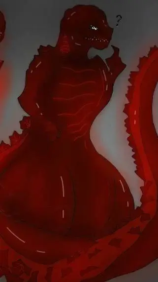 ai character: Shin Godzilla  background
