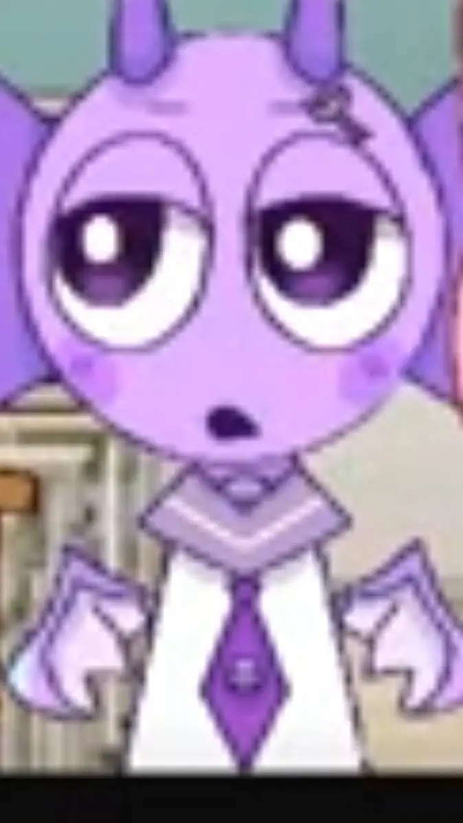 ai character: Durple  background