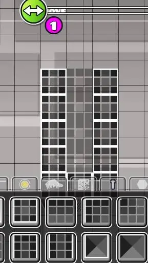 ai character: geometry DASH  background