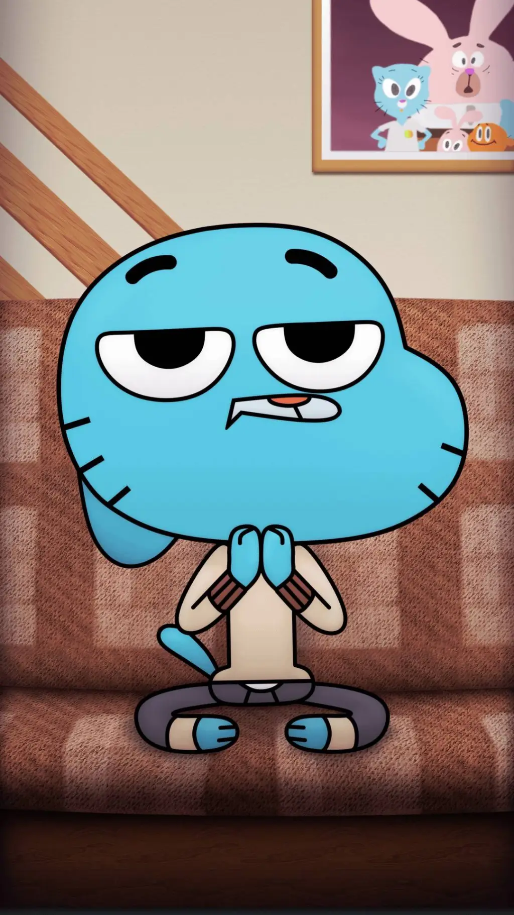 ai character: Gumball Watterson  background