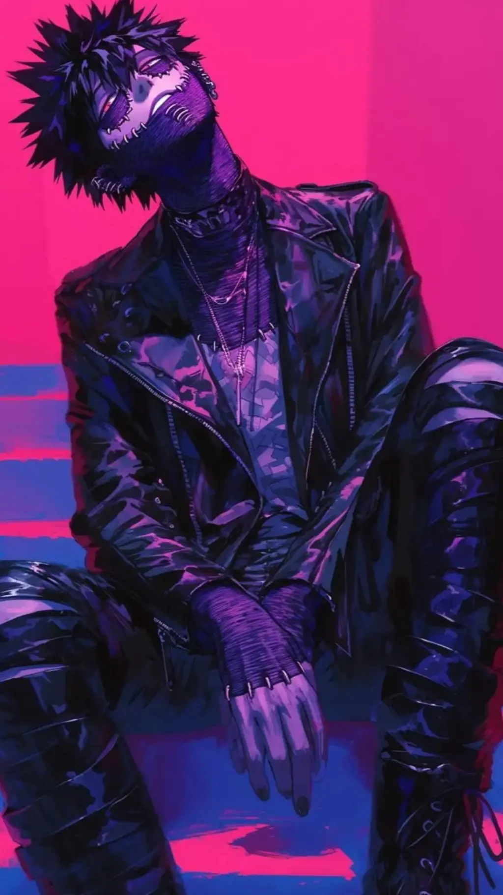 ai character: ¥ Dabi ¥  background