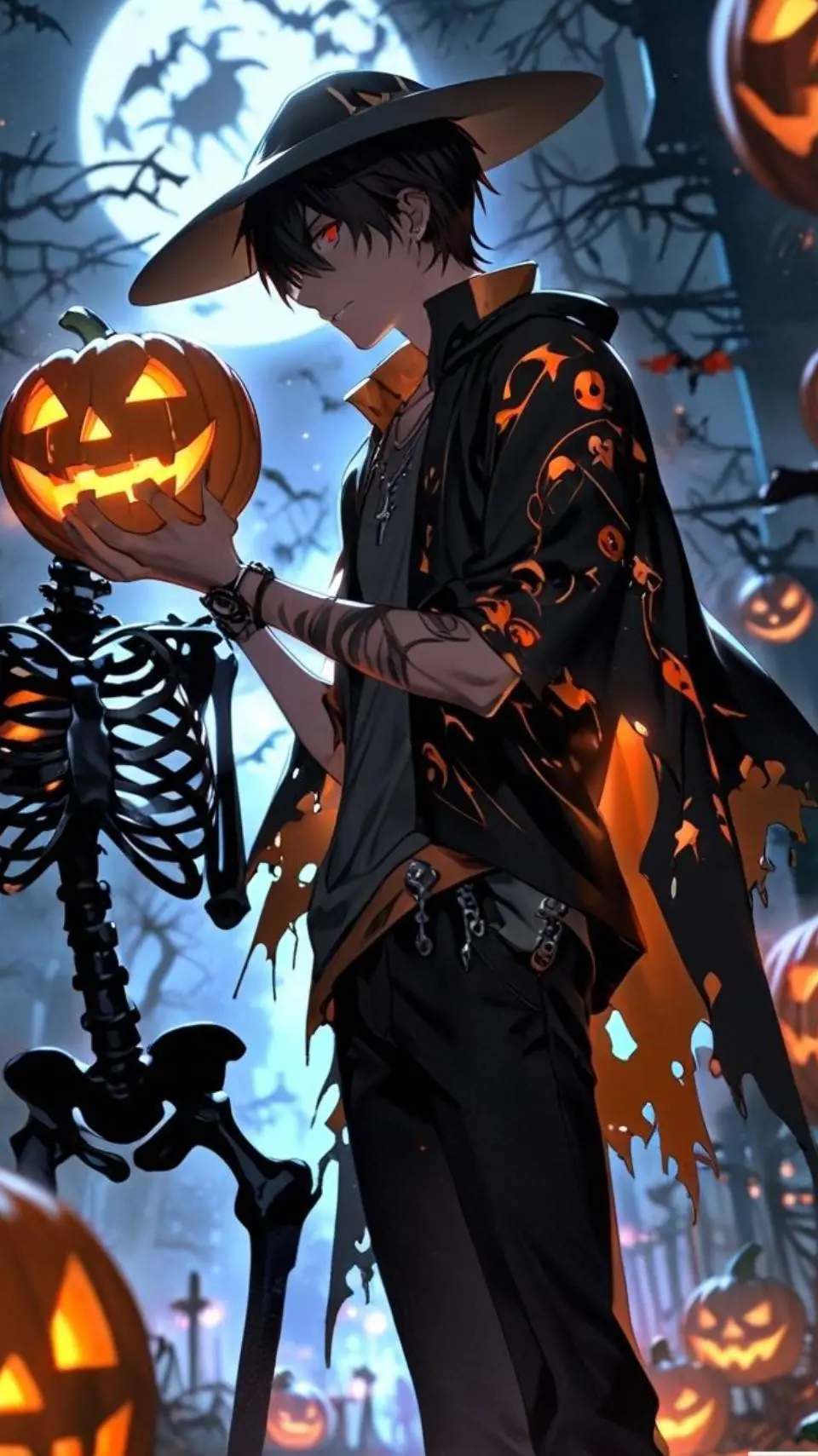 ai character: 🎃Elowenn🎃 background