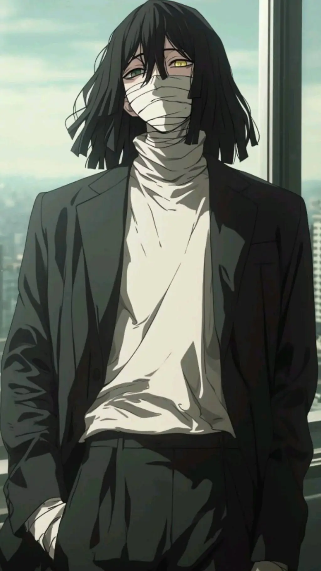 ai character: 🐍Obanai Iguro🐍 background